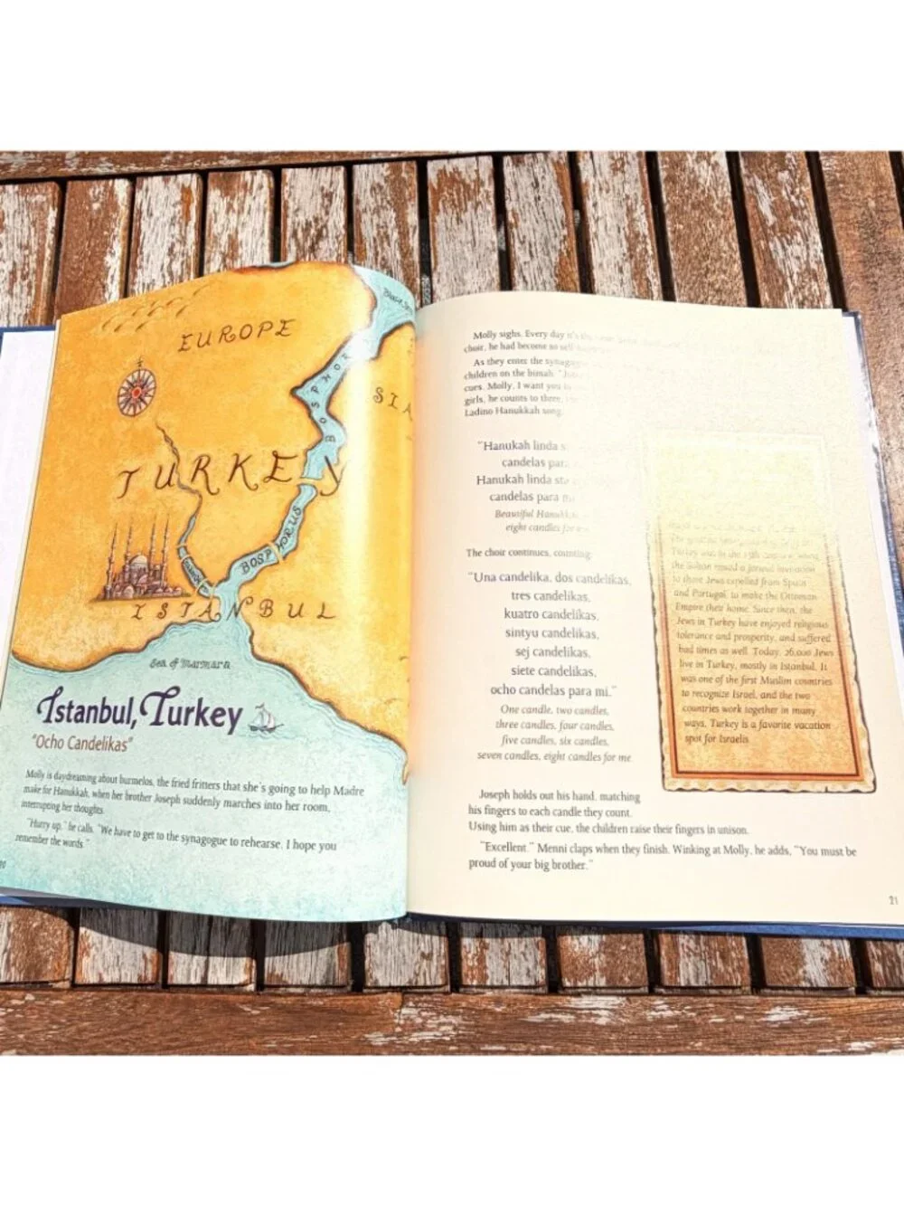Hanukkah Around World Tami Lehman-Wilzig Childrens Book Games Recipes Ex Library